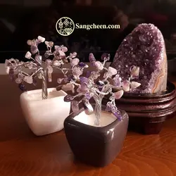 درختچه سنگی آمیتیست طبیعی