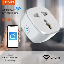 مبدل تایمردار 3‌به‌2 مدل‌SCW‌1050 الدنیو | LDNIO SCW1050 Power Socket