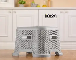 چهارپایه 20 سانتی طرح بافت طوسی