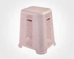 چهارپایه 50 سانتی طرح بافت صورتی