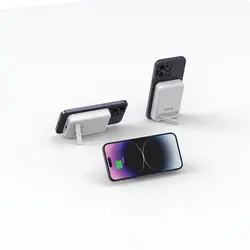 استند پاوربانک 10000 Green lion kick stand power bank magsafe