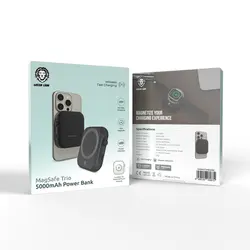 پاوربانک Green lion mag safe trio power bank 5000 mAh PD 20W