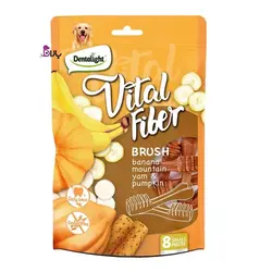 تشویقی میوه ای سگ دنتالایت موز و کدو حلوایی