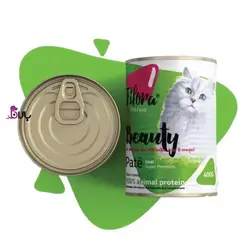 کنسرو گربه تقویت پوست و مو فیفورا گوشت (400 گرم)
