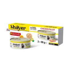پک 3 تایی کنسرو گربه شایر فیله مرغ