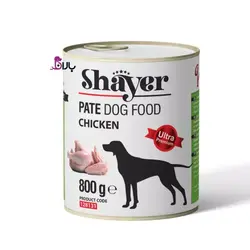 کنسرو سگ شایر پاته مرغ (800 گرم)