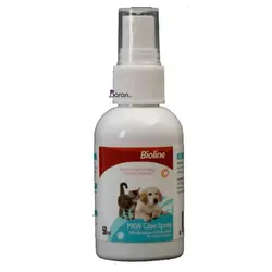 اسپری بایولاین آنتی باکتریال و ضد قارچ دست و پا سگ و گربه