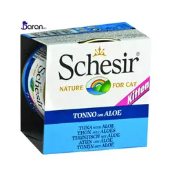 کنسرو بچه گربه شسیر ماهی تن و آلوورا (85 گرم)