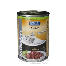 کنسرو گربه دکتر کلادرز جگر (415 گرم)