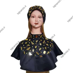 یقه حجاب و توربان مجلسی - فروشگاه اینترنتی تاج نارسیس