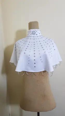 یقه حجاب نگینی