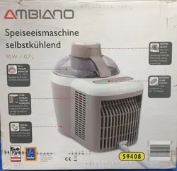 مشخصات، قیمت و خرید بستنی ساز آمبیانو مدل Ambiano ice cream maker 59408