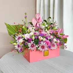 باکس گل کد 52 - گل فروشی آنلاین فلاویتو