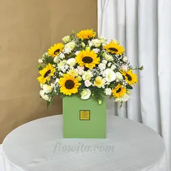 باکس گل کد 45 - گل فروشی آنلاین فلاویتو