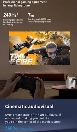 ویدئو پروژکتور اندروید Umiio مدل Q1 (A009)