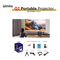ویدئو پروژکتور اندروید Umiio مدل Q2 (A010)