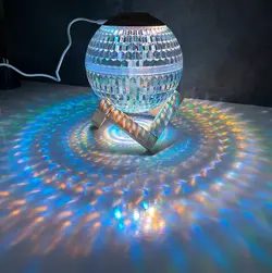 چراغ خواب و دستگاه بخور سرد کریستالی