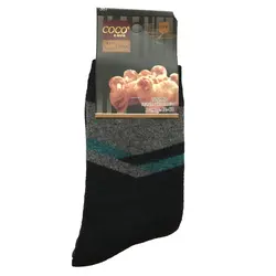 جوراب ساق بلند مردانه کوکو اند هانا مدل پشمی حوله ای 6comp - فروشگاه اینترنتی یونیک کالا