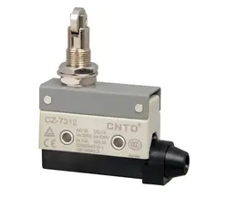 میکروسوییچ کاور دار طرح امرن فشاري قرقره دار مخالف جهت ميكروسوييچ مدل CZ-7312  برند : CNTD