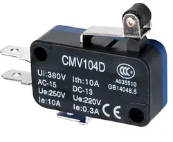میکروسوییچ اهرمی کوتاه قرقره دار مدل CMV104D  برند : CNTD