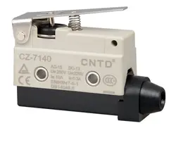 میکروسوئیچ کاور دار طرح امرن زبانه كوتاه بدون قرقره مدل CZ-7140  برند : CNTD