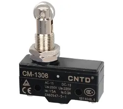 میکروسوئیچ فشاری قرقره دار مدل CM-1308  برند : CNTD