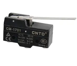 میکروسوئیچ زبانه بلند بدون قرقره مدل CM-1701  برند : CNTD