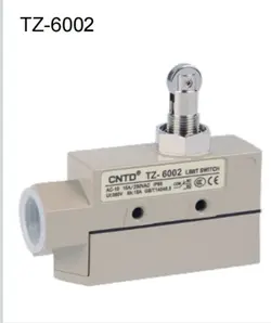 لیمیت سوییچ قرقره دار فشاري تیپ کتابی طرح امرن همراه با مهره نصب مدل TZ-6002  برند : CNTD