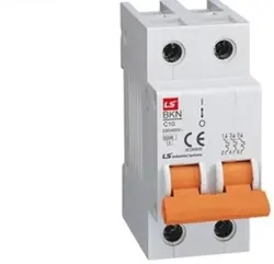 کلید مینیاتوری ال اس  MCB - سری BKN تک پل + نول – KA–6 A  – 20منحنی C( موتوری)