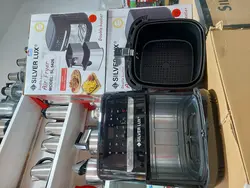 سرخ کن سیلور لوکس ۱۰ لیتری بزرگ سبد جدا بالا پایین المنت