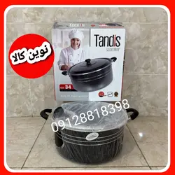 قابلمه تک مجلسی سایز ۴۲ گرانیتی تندیس لبه چدنی