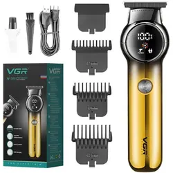 ماشین اصلاح دیجیتال حرفه ای آرایشگاهی V-989 ا PROFESSIONAL HAIR TRIMMER VGR-989