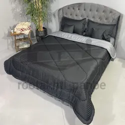 روتختی مشکی و طوسی ساده هتلی یکنفره و دونفره کد 11041