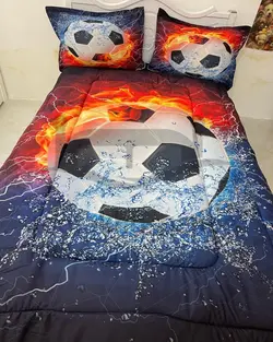 روتختی توپ فوتبال یکنفره پسرانه سه بعدی کد 1126