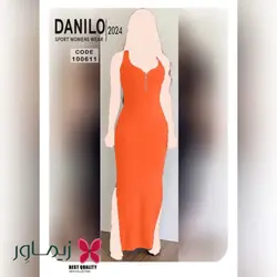 پیراهن بلند دانیلو Danilo مدل جلو زیپ دار کد 100611 