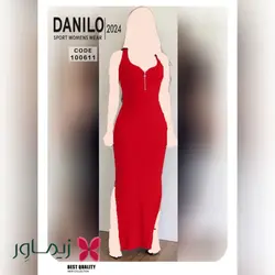 پیراهن بلند دانیلو Danilo مدل جلو زیپ دار کد 100611 