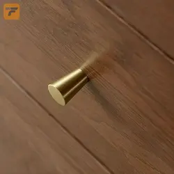 دستگیره کابینت تک پیچ بهریزان مدل SH501-5-S طلایی