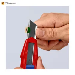 تیغه یدکی کاتر 9010165BK کنیپکس بسته 10 عددی مدل 9010165E02