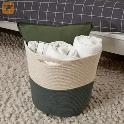 سبد لباس ایکیا مدل TJABBIG سایز 43×47 سانتی متر