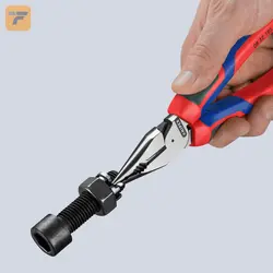 انبر ترکیبی نوک تیز کنیپکس مدل 0822185 سایز 185 میلی متر
