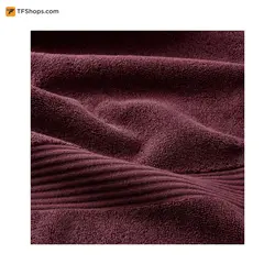 حوله دستی ایکیا مدل FREDRIKSJON سایز 50×30 سانتی متر قرمز تیره