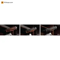 رک سقفی هنگر لباس فرنچ استایل فانتونی مدل J904 قرمز