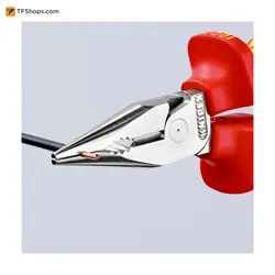 انبر ترکیبی نوک تیز عایق کنیپکس مدل 0826145 سایز 145 میلی متر