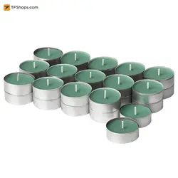 شمع معطر با رایحه چمن تازه ایکیا بسته 30 عددی مدل HEDERSAM