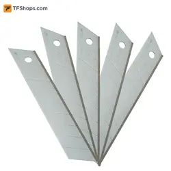 تیغ کاتر استنلی بسته 5 عددی مدل 718-11-0 سایز 18 میلی متر
