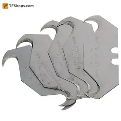 تیغ کاتر قلاب دار استنلی بسته 5 عددی مدل 983-11-0 سایز 18 میلی متر