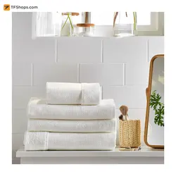 حوله دستی ایکیا مدل SALVIKEN سایز 30×30 سانتی متر سفید