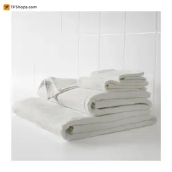 حوله دستی ایکیا مدل SALVIKEN سایز 30×30 سانتی متر سفید