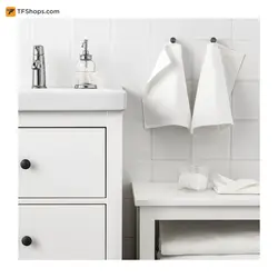 حوله دستی ایکیا مدل SALVIKEN سایز 30×30 سانتی متر سفید