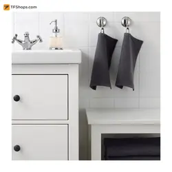 حوله دستی ایکیا مدل SALVIKEN سایز 30×30 سانتی متر سفید